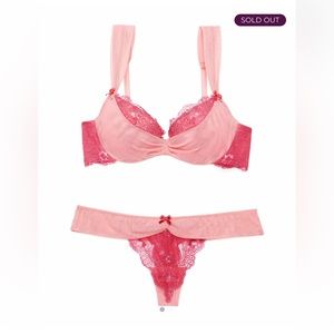 Clairabelle Push Up lingerie set.